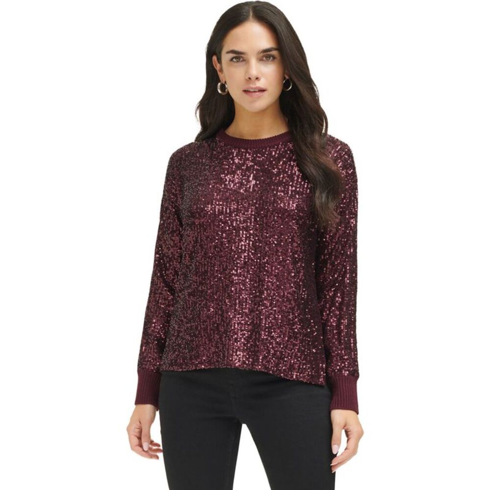 Calvin Klein Womens Sequin Pullover Sweater, NWT